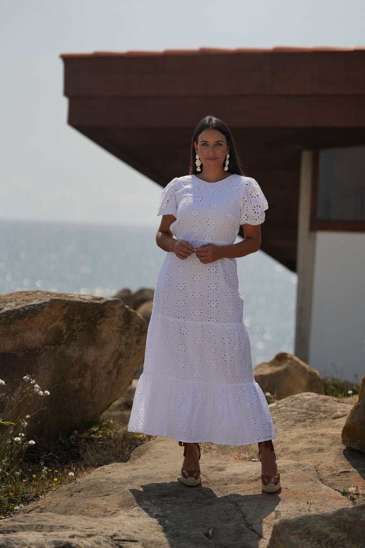 VESTIDO TULUM EN BORDADO INGLES