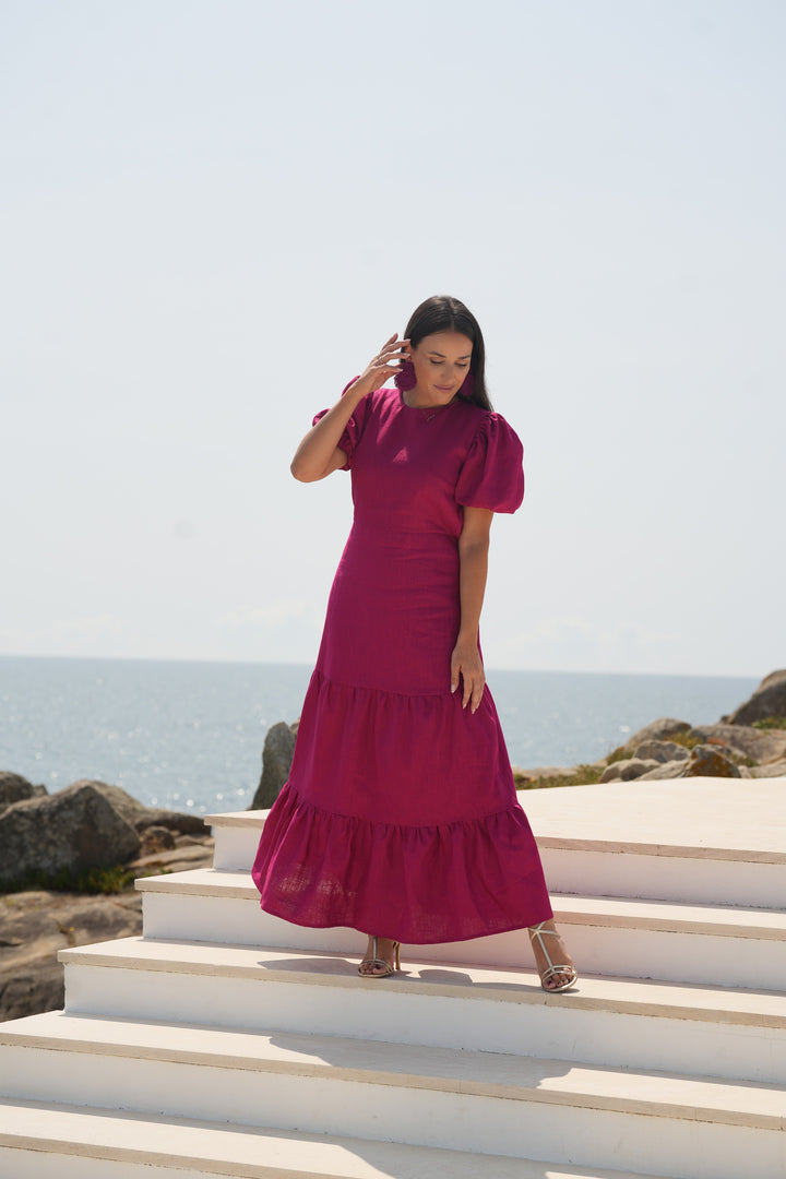 TULUM GARNET DRESS
