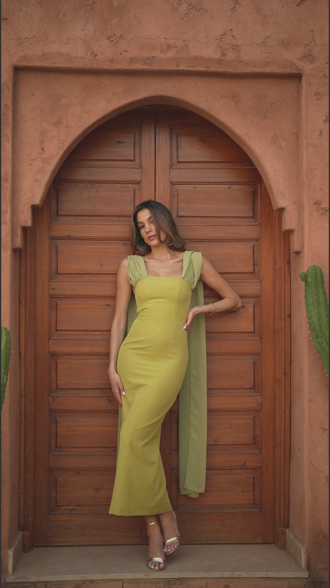 VESTIDO NICOLE VERDE CLARO