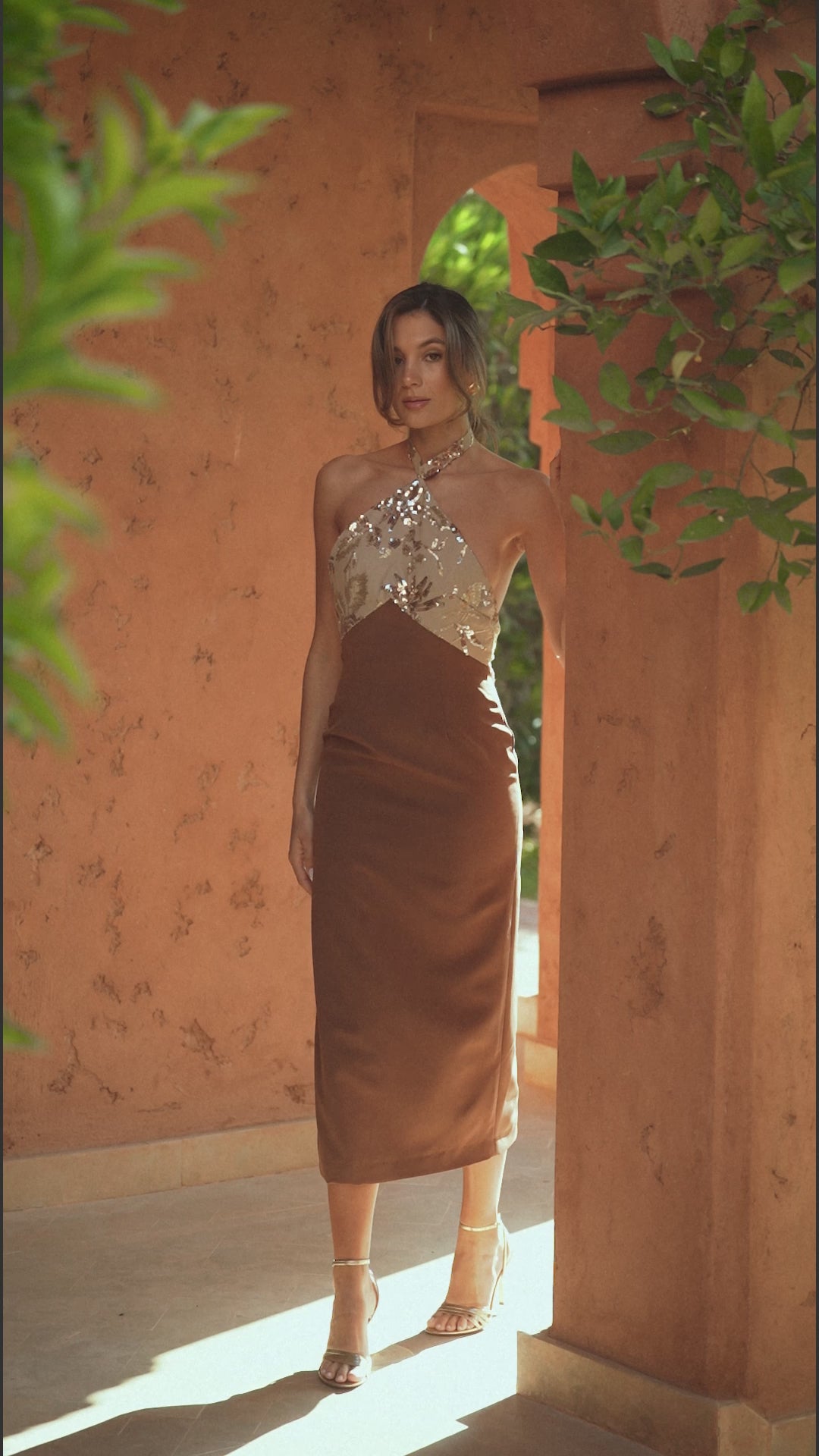 ROBE CLARA MARRON