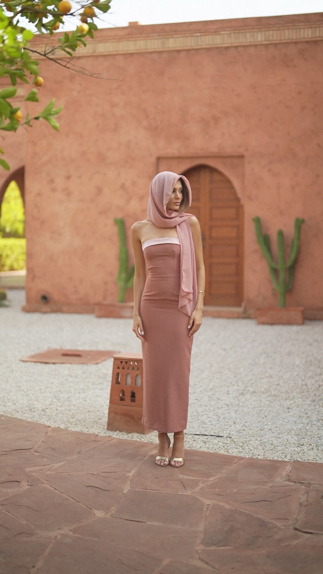 PINK CAPRI DRESS
