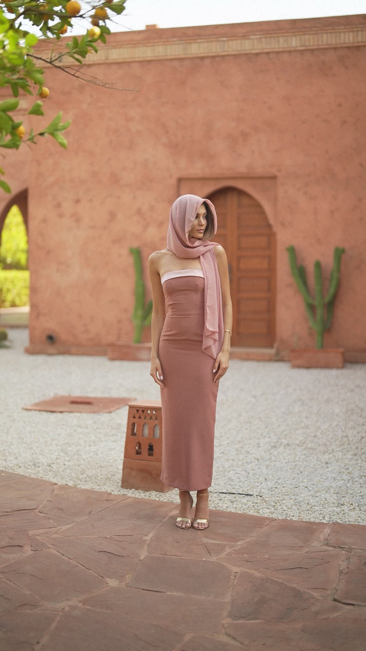 PINK CAPRI DRESS