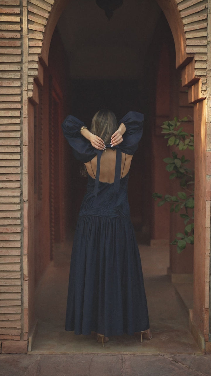 LILIA NAVY DRESS