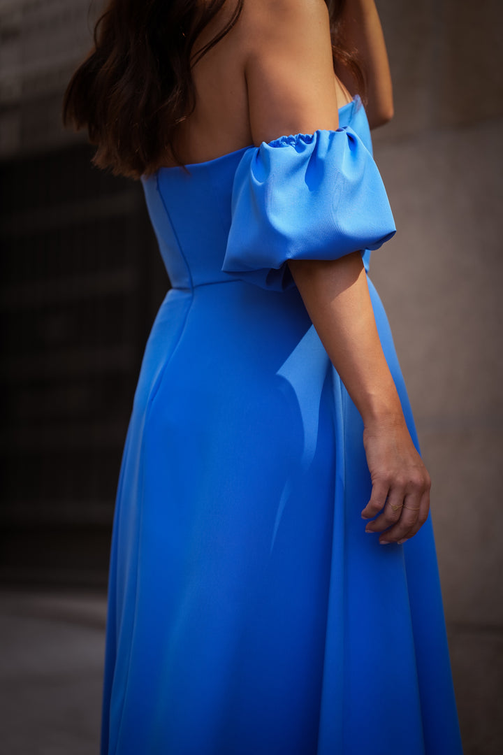 BLUE SINGAPORE DRESS